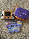 V-TECH V-SMILE Pocket Learning System with 5 games and Carrying Case