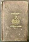 Antique 1868 Vermont Annual Directory,General Assembly, Senate,Constitution Book