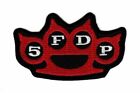 Five Finger Death Punch 5FDP FFDP Patch | Brass Knuckles Heavy Metal Band Logo