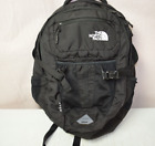 The North Face Recon Black Flex vent Backpack Book Gym 2 Shoulder Strap Bag