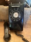Vintage Black Bell System Western Electric 554  BMP Rotary Dial Wall Telephone