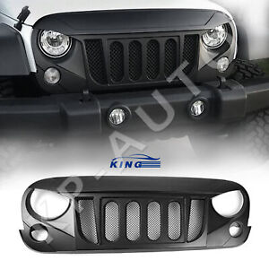 Front Transformer Grille For 2007-2018 Jeep Wrangler JK JKU Accessories Replace (For: Jeep)