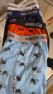 Boxer Shorts M Underwear Men lot of 4 Various Colors Small Dog NWOT 26