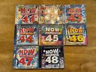 LOT OF 8 - (41-48) NOW That's What I Call Music 90s 2000 music NOW lot