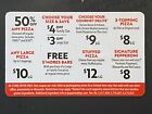 Papa Murphy's Pizza - Coupon Discount Fundraising Peel-A-Deal Card - $52 Savings