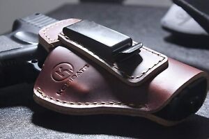 Brown Leather IWB Gun Holster for SIG SAUER P365/P365X/P365 SAS