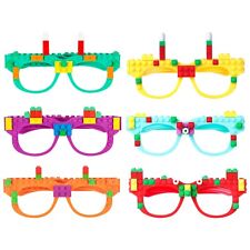 30 Pcs DIY Building Bricks Glasses Building Blocks Games for Kids Toddlers Bu...