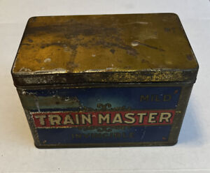 Train Master Cigar Tin Invincible Factory 1171 1st Dist. Pa.