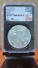 2021 $1 Type 1 Silver Eagle NGC MS70 First Day of Issue Mercanti Hand Signed