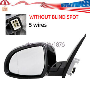 WHITE LEFT DRIVER MIRROR FIT FOR BMW X3 2018 2019 2020 2021 2022 2023