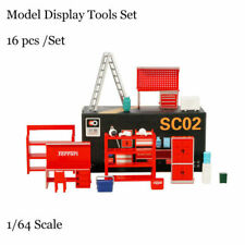 Diorama 1:64 Car Garage Repair Tool Model Maintenance Workshop Props Scene Model