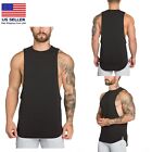Men Gym Muscle Singlets Workout Tank Top,Bodybuilding Fitness Sleeveless T-shirt