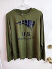 New ListingNike NFL Salute to Service New England Patriots Long Sleeve Green T-Shirt Sz Med