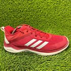 Adidas Speed Trainer 4 Mens Size 12 Red Athletic Running Shoes Sneakers CG5136