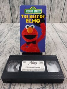 Sesame Street: The Best Of Elmo (VHS, 1994, Closed Captioned) Pre-Owned, Good