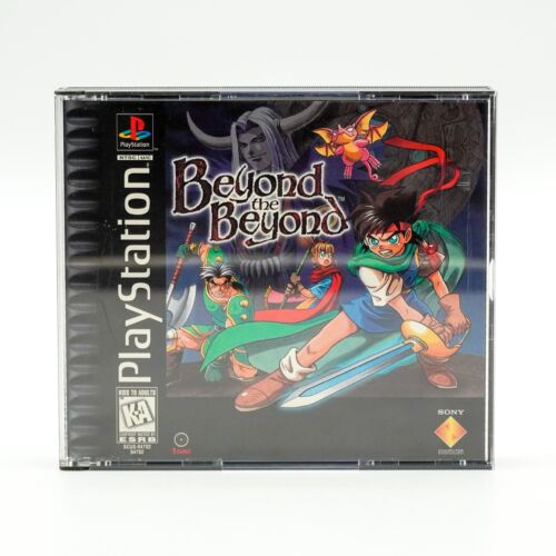 Sony Playstation 1 PS1 Beyond the Beyond JRPG Black Label Game SCEA 1999 Manual*