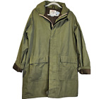 Vintage 80s Orvis L Gore-Tex Military Green Fishing Jacket Gorpcore Hood