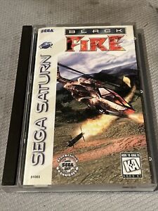 New ListingBlack Fire (Sega Saturn, 1996) Complete w/ Registration Card