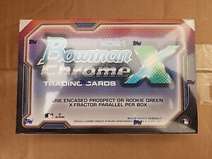 2021 Bowman Chrome X Baseball Hobby Box Factory Sealed