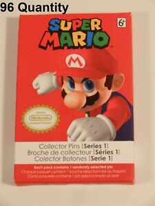 96 - Nintendo Super Mario Series 1 Collector Pins Random Blind Box New & Sealed