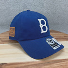 '47 Brand LA Dodgers Brooklyn Dodgers Clean Up MLB Blue Cooperstown Strap Hat