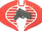 GI JOE Weapon Silver Pistol // Handgun 1:6 Scale Figure Accessory #0609-1