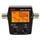 NISSEI RS-70 Digital SWR Power Counter 1.6-60MHz 200W M Type Connector