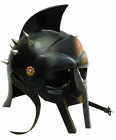Medieval Black Gladiator Maximus Viking Helmet Knight Greek Roman Armor Helmet