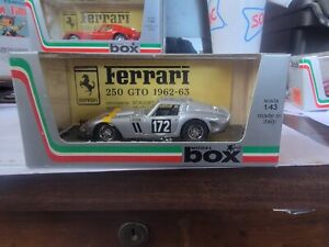 Box Model 1/43 Scale Car Silver #8458  - Ferrari 250 GTO 1962-63