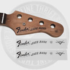 (2) Fender Jazz Bass Waterslide Guitar Headstock Decals with CS Logo