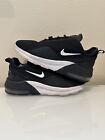 Nike Womens Size 9.5 A Max Motion 2 Running Shoes Black White Sneaker AO0352-007