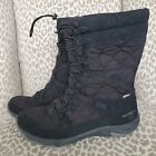 Merrell Approach dry suede quilted winter snow boots black 200g insulated 9.5