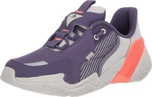 adidas Kids 4UTURE Runner Running Shoe Orbit Grey/tech Purple/Signal Coral 6.5
