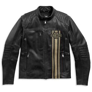 New Men's Harley Davidson Triple Vent Handmade Motorbike Riding Leather Jackets
