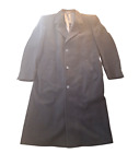 John Clarendon Wool Cashmere Blend Heavy Overcoat Winter Coat Mens 44 LONG Black
