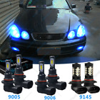 For 98-05 LEXUS GS 300 400 430 8000K LED Headlight Hi/Lo + Fog Light Bulbs 6x
