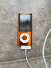 Apple iPod Nano Orange For Parts or Repair