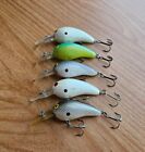 (5) Norman Deep Baby N Crankbaits, Lot of 5 USED Fishing Lures