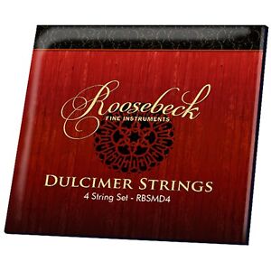 Mid-East RBSMD4 Roosebeck Mountain Dulcimer 4-String Set Ball Ends