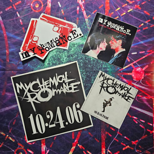 VINTAGE My Chemical Romance Sticker Pack  Stickers From Record Releases