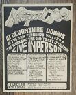 1969 Newport '69 Pop Festival Devonshire Downs Handbill Jimi Hendrix Jethro Tull