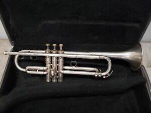 CG Conn 24B Opera Grand Silver Plated, Engraved, Gold Wash Bell Trumpet!