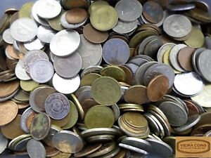 Lot of 100 Assorted World International Foreign Coins, No Silver - #C100NQ
