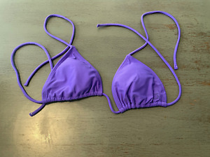 purple sting triangle OP  swimsuit bikini top size medium 7-9