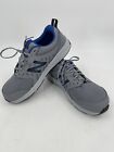 New Balance 412 Alloy Toe Gray Blue Mens Safety Shoes MID412G1 Size 11.5 4E