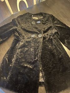 ann taylor 3/4 Sleeve Pea coat Black Size Medium Beautiful Condition