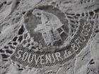 Antique handmade lace trimming souvenir from Bruges Brussels Lace