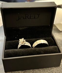 Jared wedding ring set his and hers