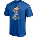 Trevor Bauer Los Angeles Dodgers Fanatics Branded T-Shirt Large Royal Blue - NEW