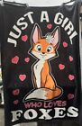 Fox Blanket~ Animal Gift for Women Kids Fleece Throws-Just A Girl Who Loves Fox